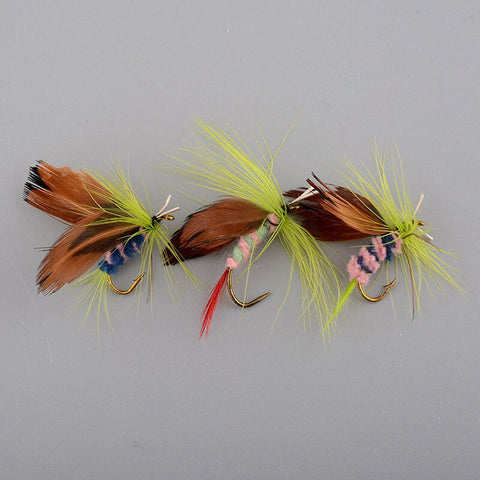 12Pcs/Set Insects Flies Fly Fishing Lures Bait High Carbon Steel Hook Fish Tackle With Super Sharpened Crank Hook Perfect Decoy