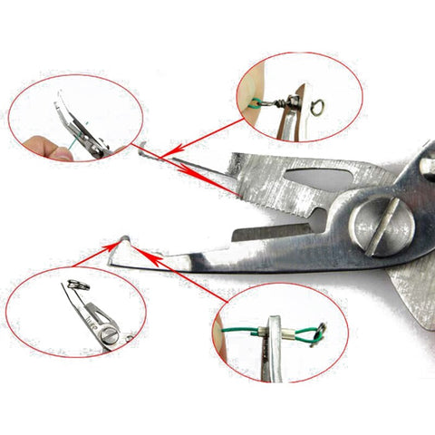 New Fishing Multifunctional Plier Fishing Lanyards Boating Ropes Kayak Camping Secure Pliers Lip Grips Tackle Fish Tools