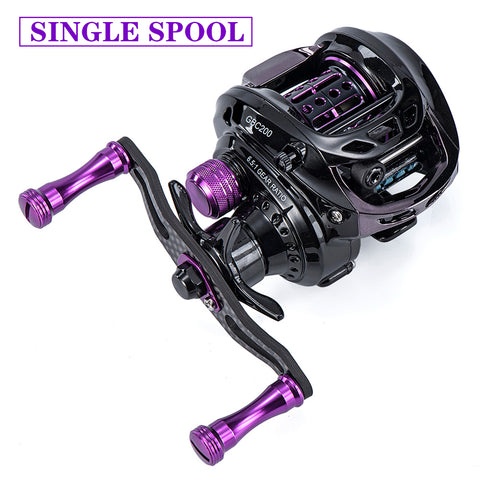 Hot sale!GBC200 142g UltraLight Carbon Fiber BFS Baitcasting Fishing Reel Left Right Hand Double Spool Fishing Bait Casting Reel