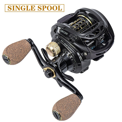 Hot sale!GBC200 142g UltraLight Carbon Fiber BFS Baitcasting Fishing Reel Left Right Hand Double Spool Fishing Bait Casting Reel
