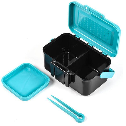 Breathable ABS Plastic Fishing Bait Earthworm Worm Lure Tackle Storage Box