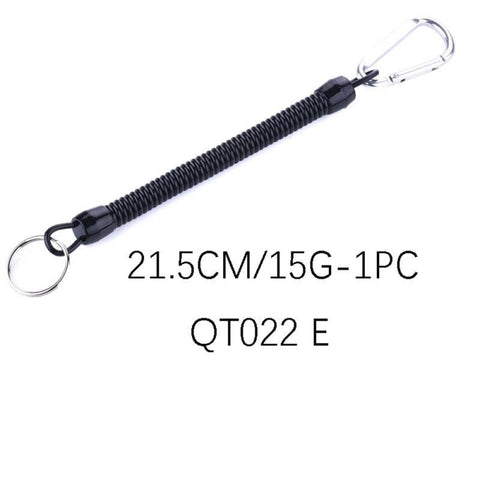 1PC Tactical Retractable Spring Elastic Rope Security Gear Tool Anti-lost Phone Keychain Portable Fishing Lanyards Outdoor Tools