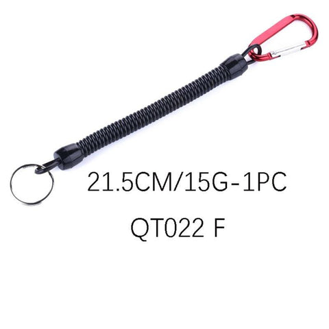 1PC Tactical Retractable Spring Elastic Rope Security Gear Tool Anti-lost Phone Keychain Portable Fishing Lanyards Outdoor Tools