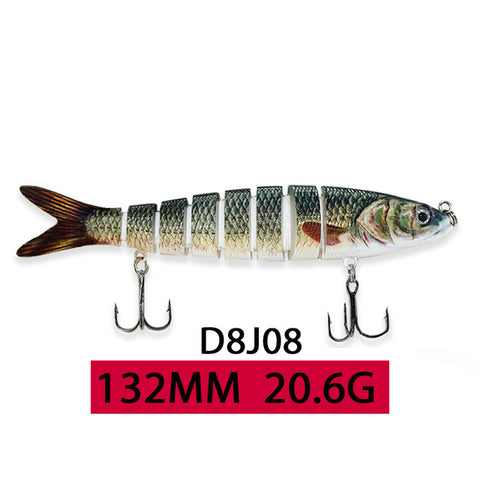 ODS 14cm 30g Sinking Wobblers Fishing Lures Jointed Crankbait Swimbait 8 Segment Hard Artificial Bait For Fishing Tackle Lure