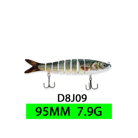 ODS 14cm 30g Sinking Wobblers Fishing Lures Jointed Crankbait Swimbait 8 Segment Hard Artificial Bait For Fishing Tackle Lure