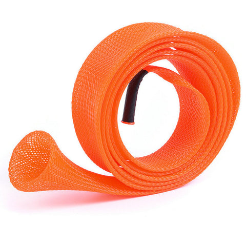 1pc 35mm*170cm Elastic Tangle Fishing Rod Protective Sheath Jacket Net Tube Cover Sleeve Fishing Rod Protective