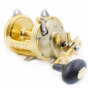 Singnol High-end Full Metal Gold ACT351 Drum Reels Casting Large Model Big Fish Trolling Wheel Deep Sea Iron Boat Fishing Reel