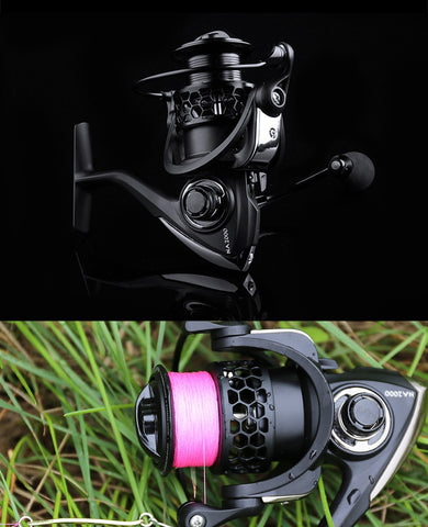 TSURINOYA NA 2000 3000 3000 4000 5000 9BB 5.2:1 Grae Ratio Saltwater Fishing Reels Lightweight Spinning Fishing Reel