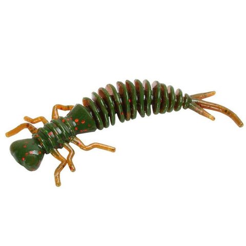 10 PCS Larva Soft Lures 55mm 75mm 100mm Artificial Lures Fishing Worm Silicone Bass Pike Minnow Swim Jigging Baits Fishing Gear
