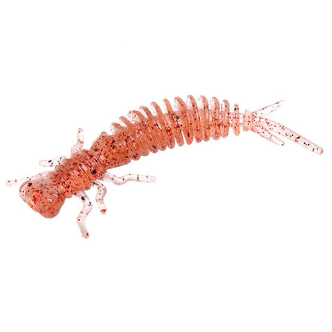 10 PCS Larva Soft Lures 55mm 75mm 100mm Artificial Lures Fishing Worm Silicone Bass Pike Minnow Swim Jigging Baits Fishing Gear