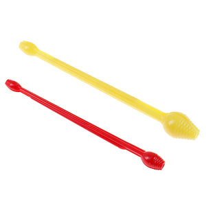 2PCs Red Yellow Plastic Easy Fishing Disgorger Hook Remover Double Head Removes Fishing Tools Engulfed Hooks