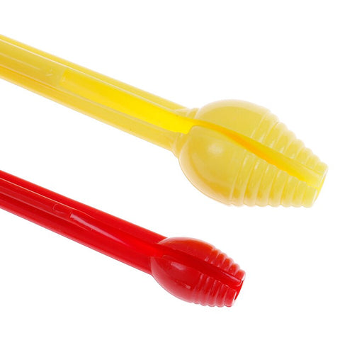2PCs Red Yellow Plastic Easy Fishing Disgorger Hook Remover Double Head Removes Fishing Tools Engulfed Hooks