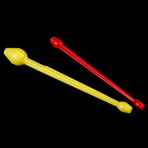 2PCs Red Yellow Plastic Easy Fishing Disgorger Hook Remover Double Head Removes Fishing Tools Engulfed Hooks