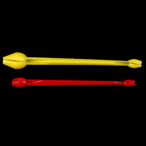 2PCs Red Yellow Plastic Easy Fishing Disgorger Hook Remover Double Head Removes Fishing Tools Engulfed Hooks