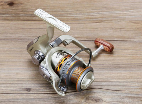 2020 New  Fishing coil Wooden handshake 12+ 1BB Spinning Fishing Reel Professional Metal Left/Right Hand  Fishing Reel Wheels