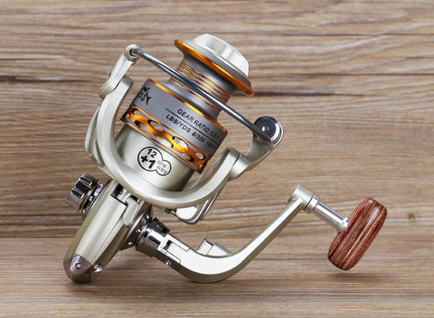 2020 New  Fishing coil Wooden handshake 12+ 1BB Spinning Fishing Reel Professional Metal Left/Right Hand  Fishing Reel Wheels