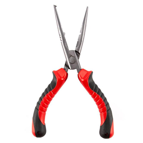 7 / 9in Stainless Steel Fishing Pliers Red Sea Fishing Scissors Braid Swivel Snap Hook Tools Anti-rust Split Ring Cutters Pesca