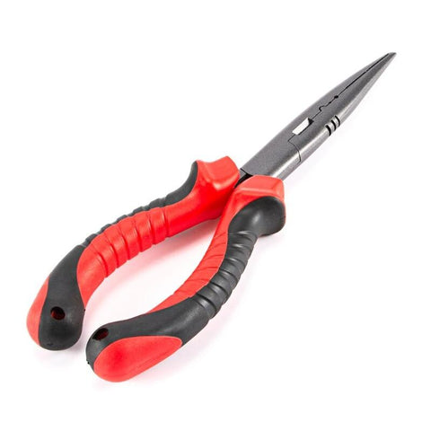 7 / 9in Stainless Steel Fishing Pliers Red Sea Fishing Scissors Braid Swivel Snap Hook Tools Anti-rust Split Ring Cutters Pesca