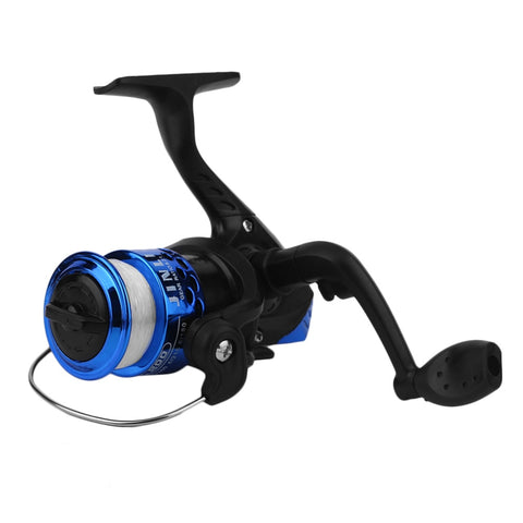 Yumoshi JL200 Electroplating Fishing Reel Gear Ratio 5.1: 1 Spinning Reel With Fishing Line 2018 Lightweight Exchangable Handle