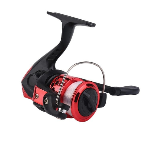 Yumoshi JL200 Electroplating Fishing Reel Gear Ratio 5.1: 1 Spinning Reel With Fishing Line 2018 Lightweight Exchangable Handle