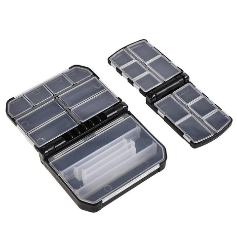 Fishing Box On For Fishing Hooks Semi-automatic Plastic Fly Fishing Lure Storage Boxes Case Doubleside Fishing Bait Tackle