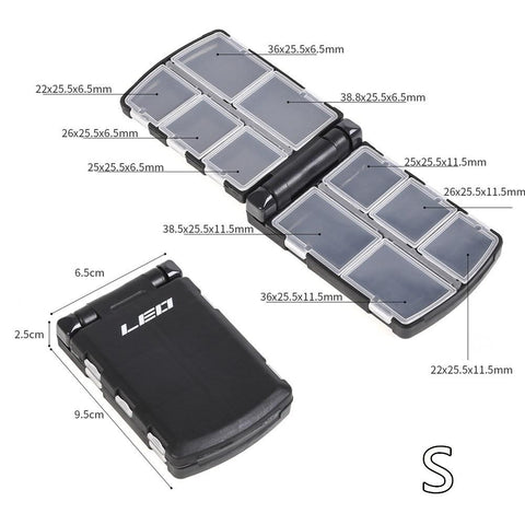Fishing Box On For Fishing Hooks Semi-automatic Plastic Fly Fishing Lure Storage Boxes Case Doubleside Fishing Bait Tackle