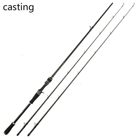 Spinning Casting Strong Fishing Rod Double Tip For Big Fish High Carbon Rod Lure Canne A Peche Carbonne Jigging Peche En Mer Mh