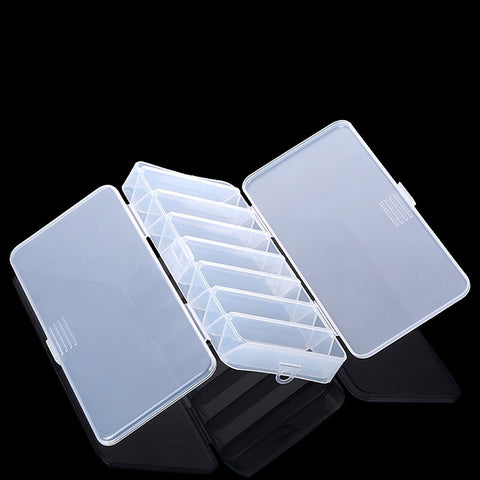 New Fly Fishing Tackle Box Storage Tool  14 Compartments Double Sided Spinner Plastic Useful Fish Lures Hard Cases