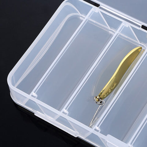 New Fly Fishing Tackle Box Storage Tool  14 Compartments Double Sided Spinner Plastic Useful Fish Lures Hard Cases