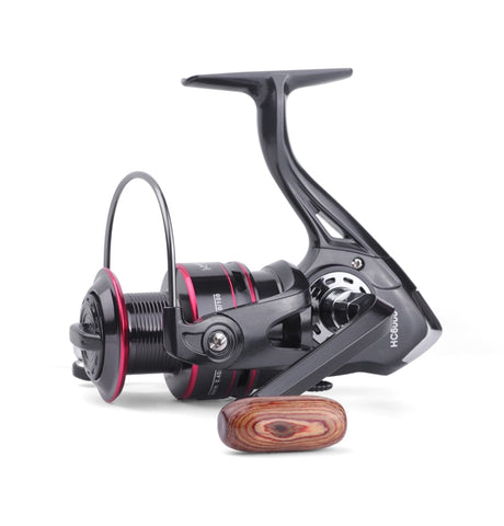 LINNHUE Fishing Reel All Metal Spool Spinning Reel 8KG Max Drag Stainless Steel Handle Line Spool Saltwater Fishing Accessories