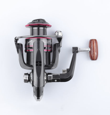 LINNHUE Fishing Reel All Metal Spool Spinning Reel 8KG Max Drag Stainless Steel Handle Line Spool Saltwater Fishing Accessories