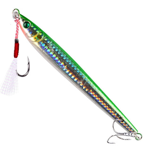 Metal Jig Fishing Lure Weights 21g-100g Trolling Hard Bait Bass Fishing Bait Tackle Trout Jigging Lure Jigs Saltwater Lures