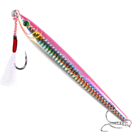 Metal Jig Fishing Lure Weights 21g-100g Trolling Hard Bait Bass Fishing Bait Tackle Trout Jigging Lure Jigs Saltwater Lures