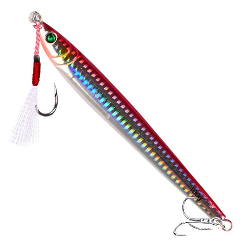 Metal Jig Fishing Lure Weights 21g-100g Trolling Hard Bait Bass Fishing Bait Tackle Trout Jigging Lure Jigs Saltwater Lures