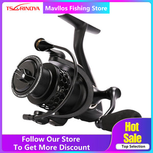 Tsurinoya NA 2000 3000 4000 5000 Saltwater Spinning Fishing Reel 9BB Speed Ratio 5.2:1 Aluminum Spool Carp Fishing Reel