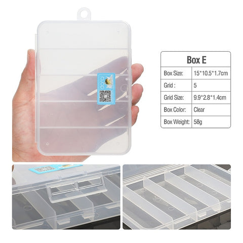 DONQL Fishing Tackle Box Compartments Storage Case for Carp Fishing Accessories Fishing Tools Box Plastic for Fishing Lure Hook