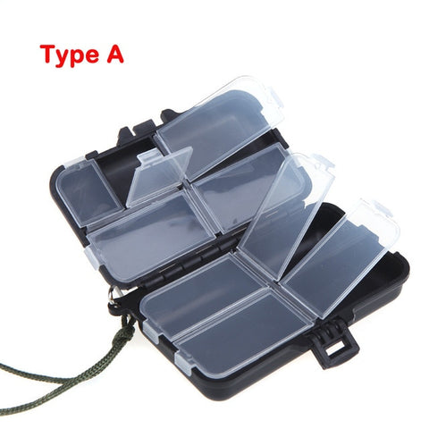 New Compartments Fishing Tackle Box Bait Lure Hooks Storage Case Fishing Tool Tackle Sorting Box for Pesca