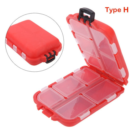 New Compartments Fishing Tackle Box Bait Lure Hooks Storage Case Fishing Tool Tackle Sorting Box for Pesca