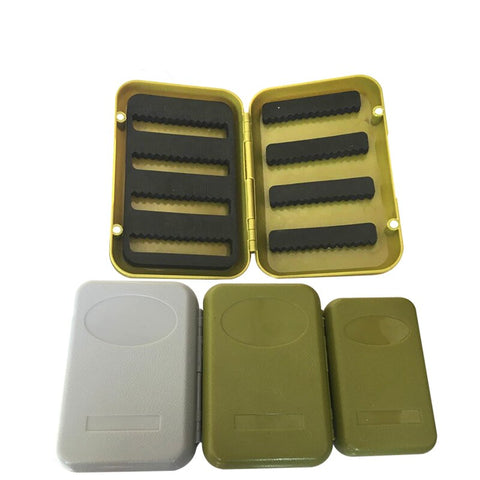 JSFUN Fly Fishing Box Double Side Clear Slit Foam Fishing Tackle Storage Case Box for Lure Baits Hooks de pesca PJ27