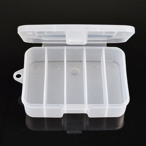 Outdoor Accessories Fishing Tackle Box Plastic Compartments Fishing Lure Bait Hook Tackle Storage Box Case Container 1008