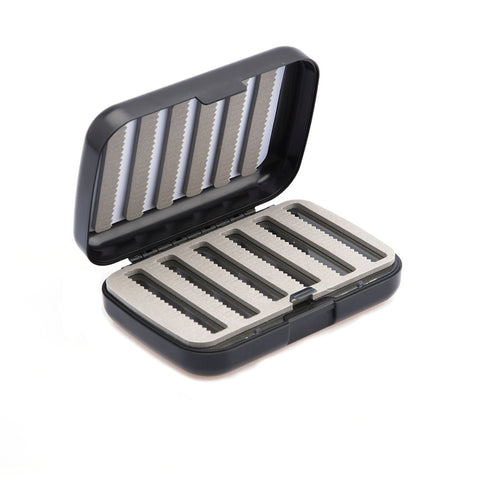 Fishing Tackle Box Double Sides Foam Waterproof Plastic 4 Compartment Fishing Box Fly Fishing Lure Bait Hook Tackle Storage