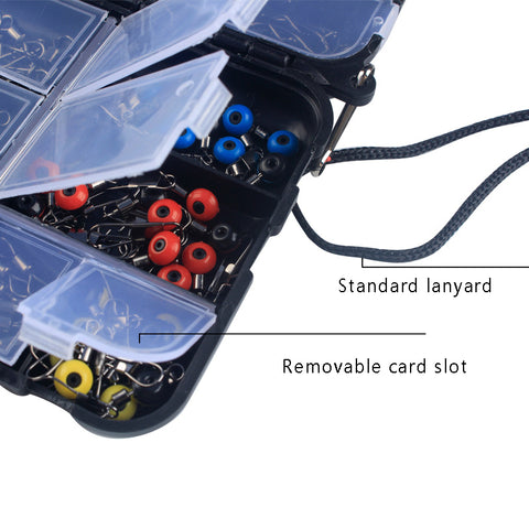 177Pcs Waterproof Plastic 16 Compartments Fishing Lure Bait Tackle Storage Box Bag Case