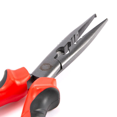 7 / 9in Stainless Steel Fishing Pliers Red Sea Fishing Scissors Braid Swivel Snap Hook Tools Anti-rust Split Ring Cutters Pesca