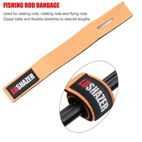 1pc/10pcs Fishing Rod Wrap Bundle Elastic Fishing Rod Fastening Strap Belts Rod Tie Fish Tackle Iscas Tools Pesca Accessories