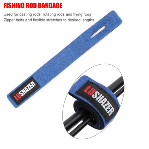 1pc/10pcs Fishing Rod Wrap Bundle Elastic Fishing Rod Fastening Strap Belts Rod Tie Fish Tackle Iscas Tools Pesca Accessories