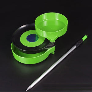 Fishing Tray Tool Practical Convenient Telescopic Spike 3 In 1 Plastic Bait Plate Fishing Accessories Fishing Bait Tool Magnetic