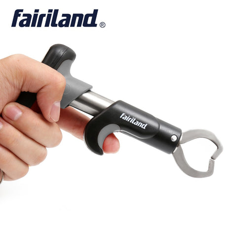 3 color MINI GUN-STYLE fishing gripper w/ 25kg(55lb) Digital Scale fishing grip lip 16cm(6.3") portable fish control tool