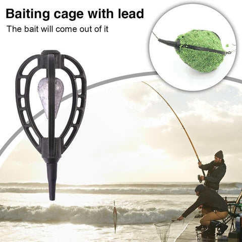 Inline Method Feeder Mould Bait Thrower Bait plumb Set Carp Fishing Bait Holder Tool Outddor Fish Tackle Pesca Iscas Accessories