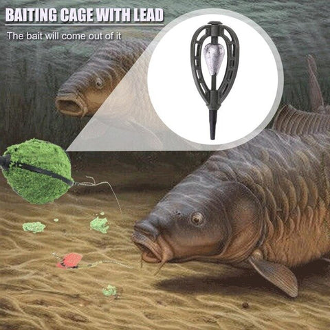Inline Method Feeder Mould Bait Thrower Bait plumb Set Carp Fishing Bait Holder Tool Outddor Fish Tackle Pesca Iscas Accessories