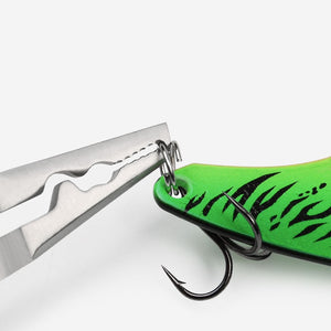 LINNHUE Portable Folding Multifunctional Fishing Pliers Stainless Steel Scissors Line Cutter Remove Hook Fishing Tools Pliers